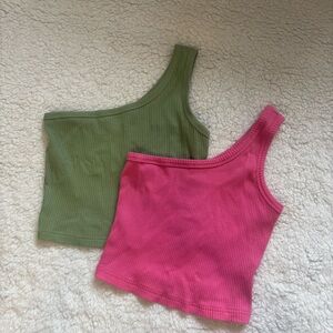 One Shoulder Crop Bundle